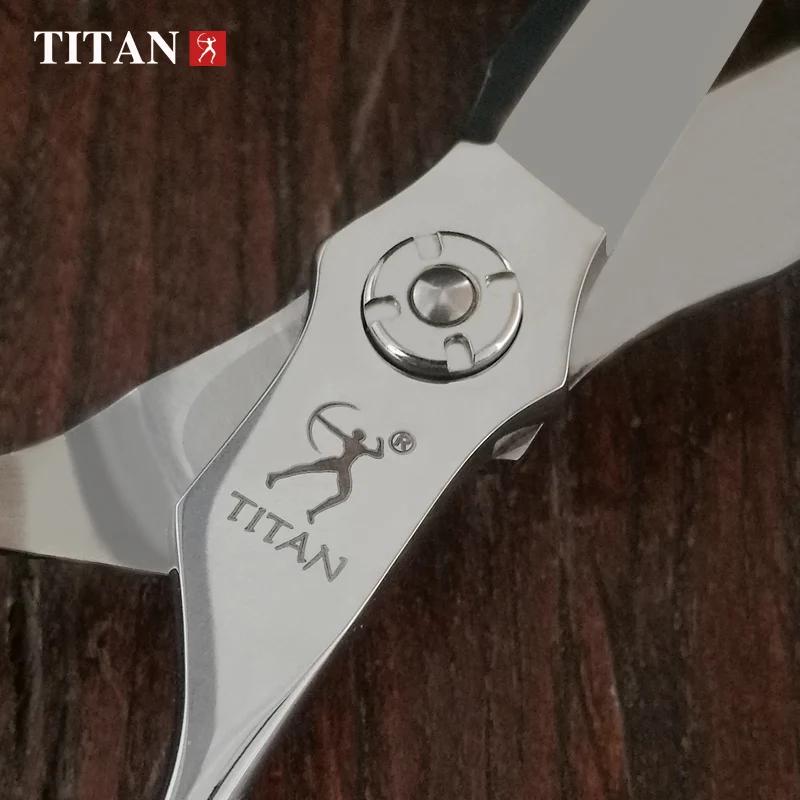 Ciseaux de coiffure professionnels Titan, ciseaux de coiffeur, outil de barbier amincissant de 6.0 p