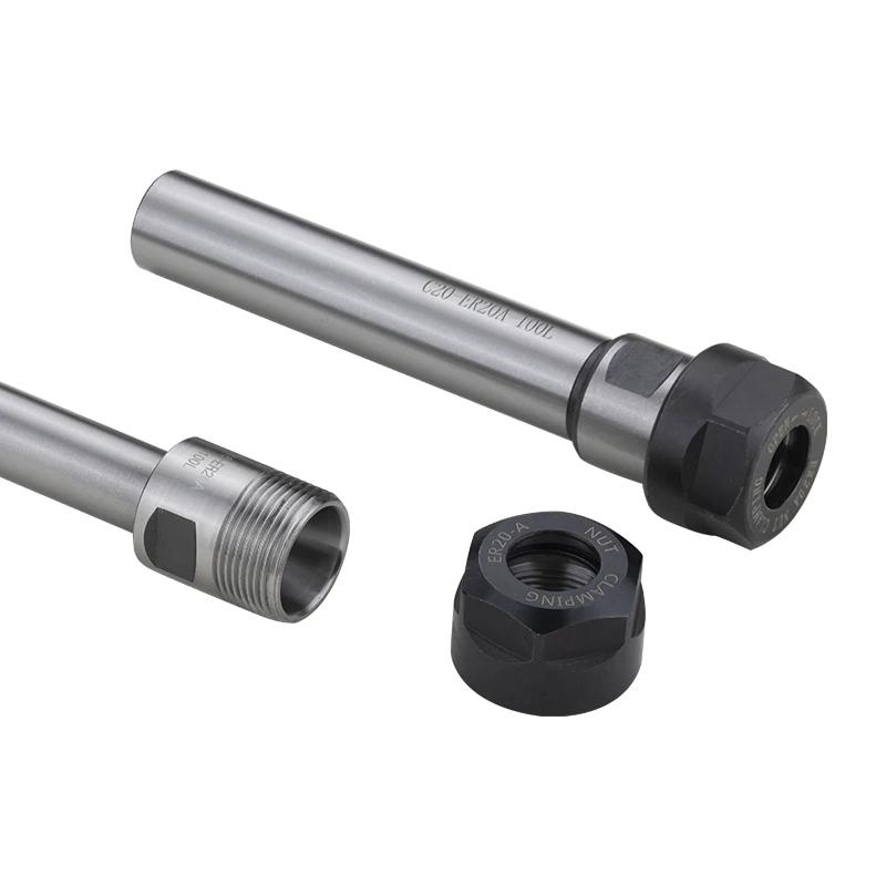Support de mandrin à pince C10/C12/C16/C20/C25/C32/C40 pour ER8-ER25A/ER11-32M/UM, tige d'extension