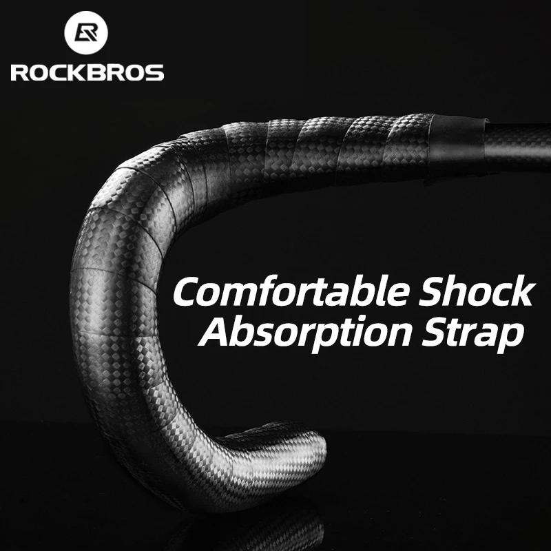 ROCKBROS – bande de guidon de vélo, ceinture antidérapante absorbant les chocs, ultralégère, résista
