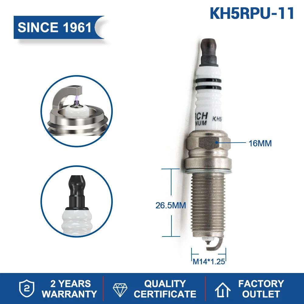 Bougies d'allumage en Iridium, 4 pièces, KH5RTC-11 KH5RPU-11 KH5RIU-11, pour KIA, NISSAN, SUZUKI, TO