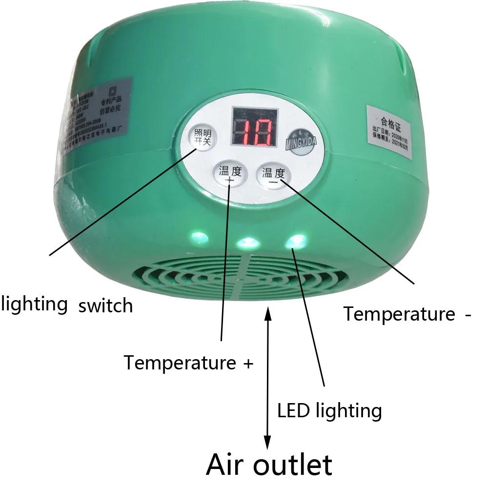 Lampe chauffante pour animaux de ferme, contrôleur de température, lumière chaude, garde les Wskins,