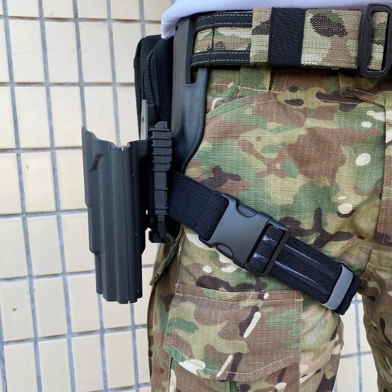 Étui tactique de remplacement pour pistolet, sangle en Silicone, néoprène antidérapant, Nylon pour Q