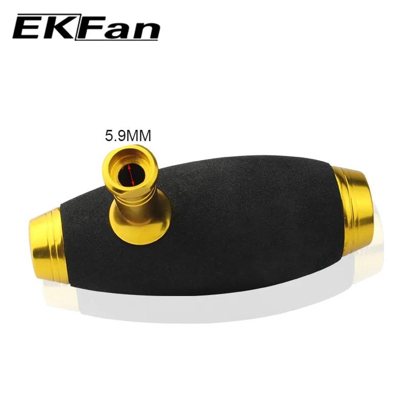 【Stock ready 】ekfan 1 pièce, alliage d'aluminium et EVA, appât de pêche, casting, moulinet, poignée,
