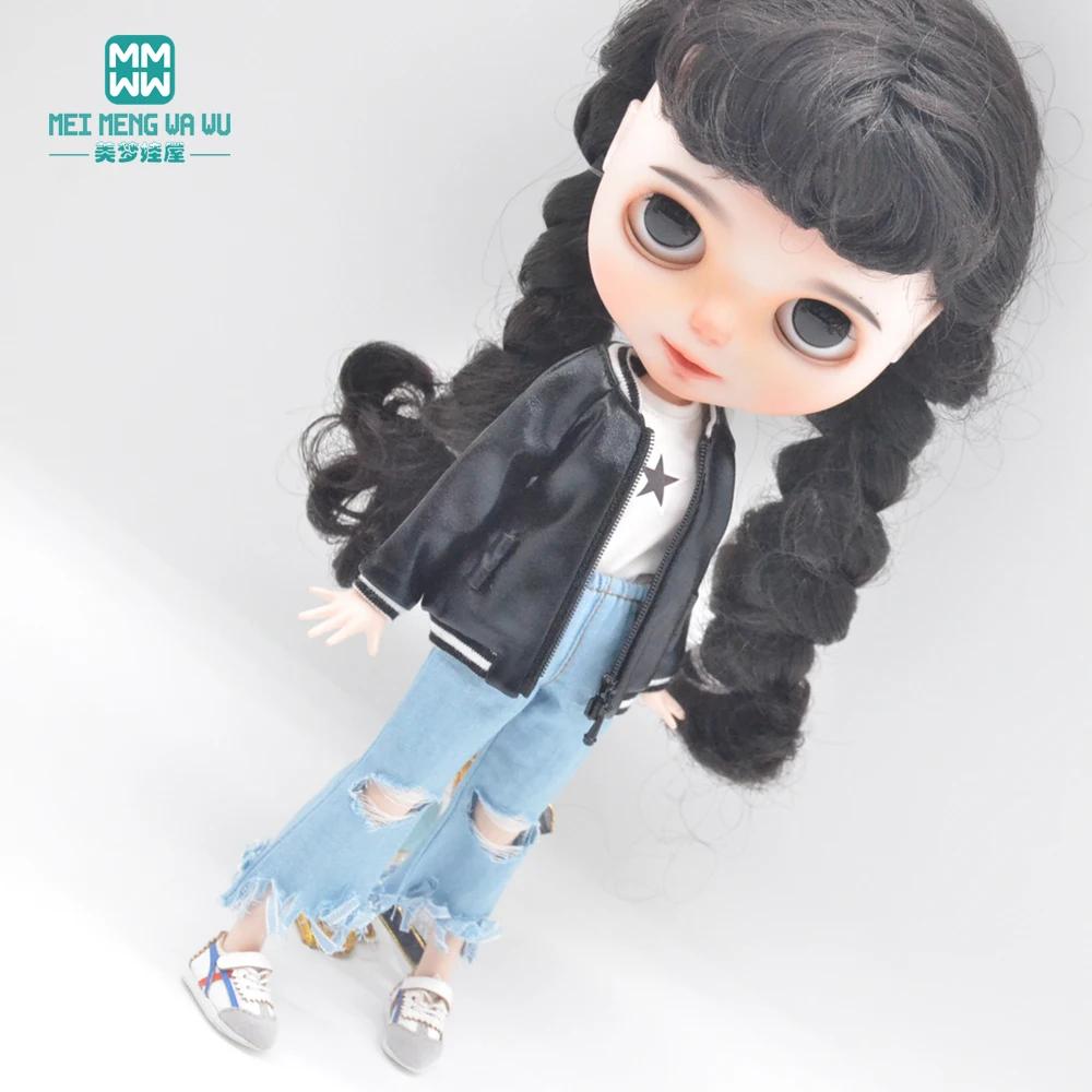 Vêtements de poupée Blyth 28-30cm, jouets, accessoires de poupée Azone, vestes, jeans, chaussures à