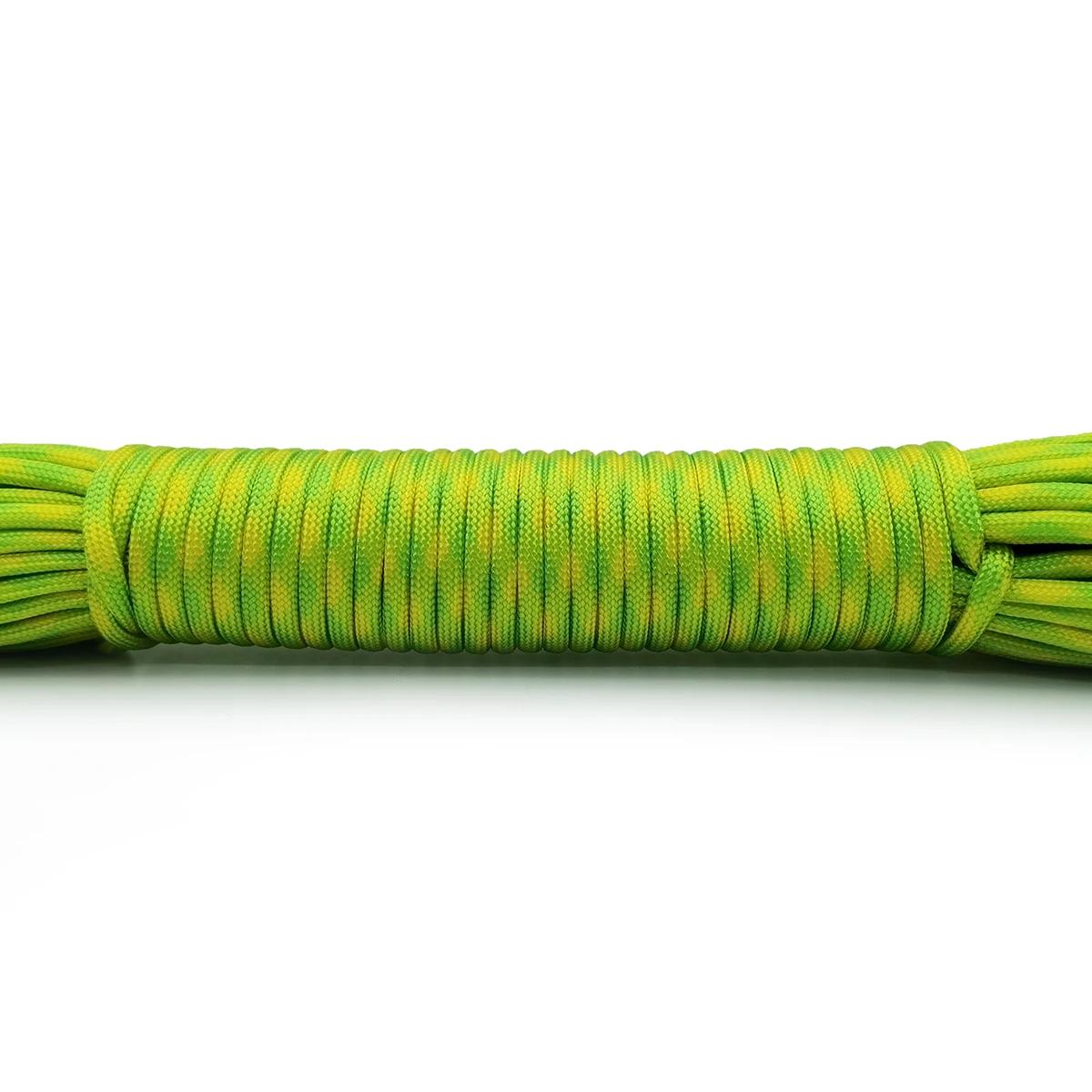 Paracorde 550 de Haute Qualité Type III avec 9 Supports, Kit de Survie pour Randonnée et Camping, 31
