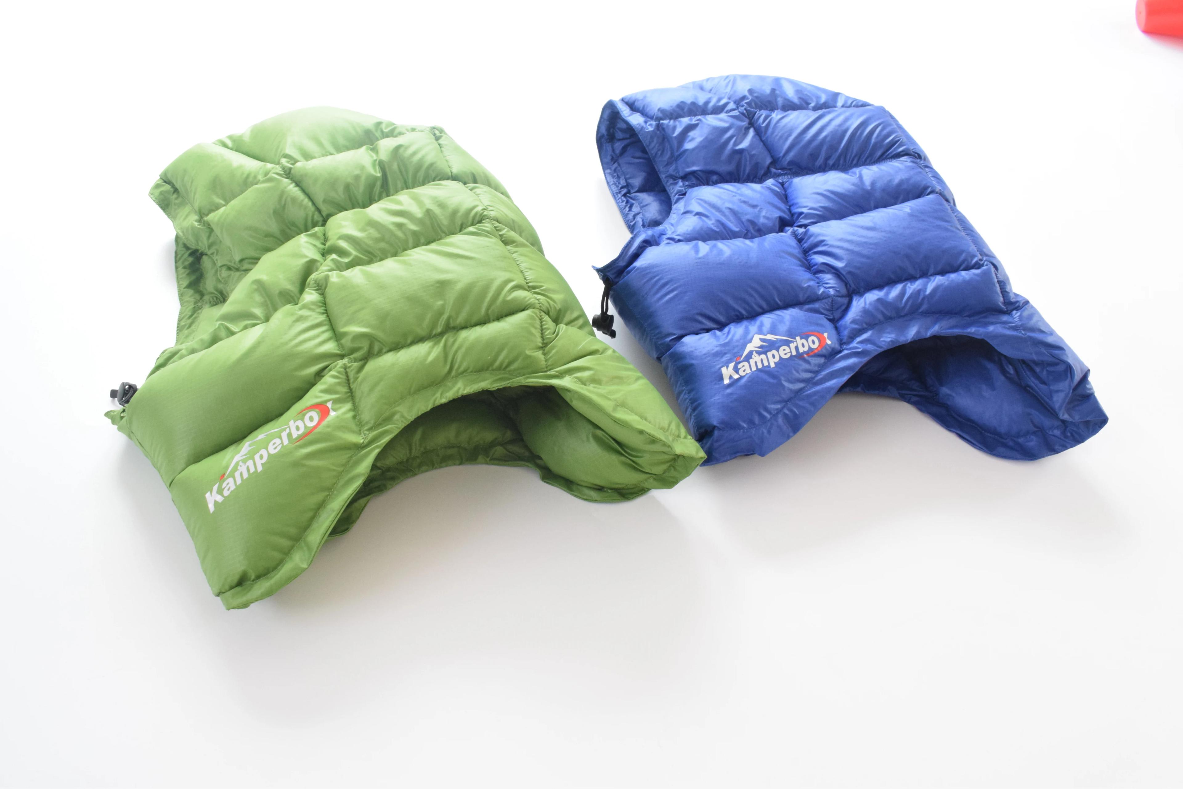 Kamperbox-Bonnet en duvet Balacava, équipement de camping ultraléger, sac de couchage d'hiver, bonne