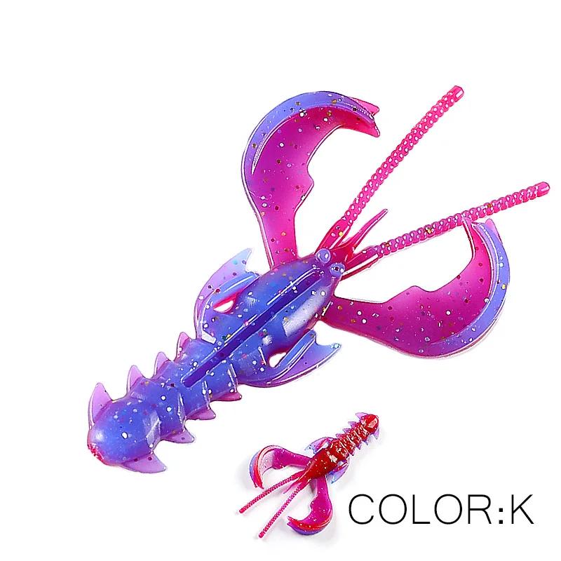Supercontinent CRAZY 65mm/40mm homard leurre souple leurres de pêche attrayant crevette odeur sel Wo