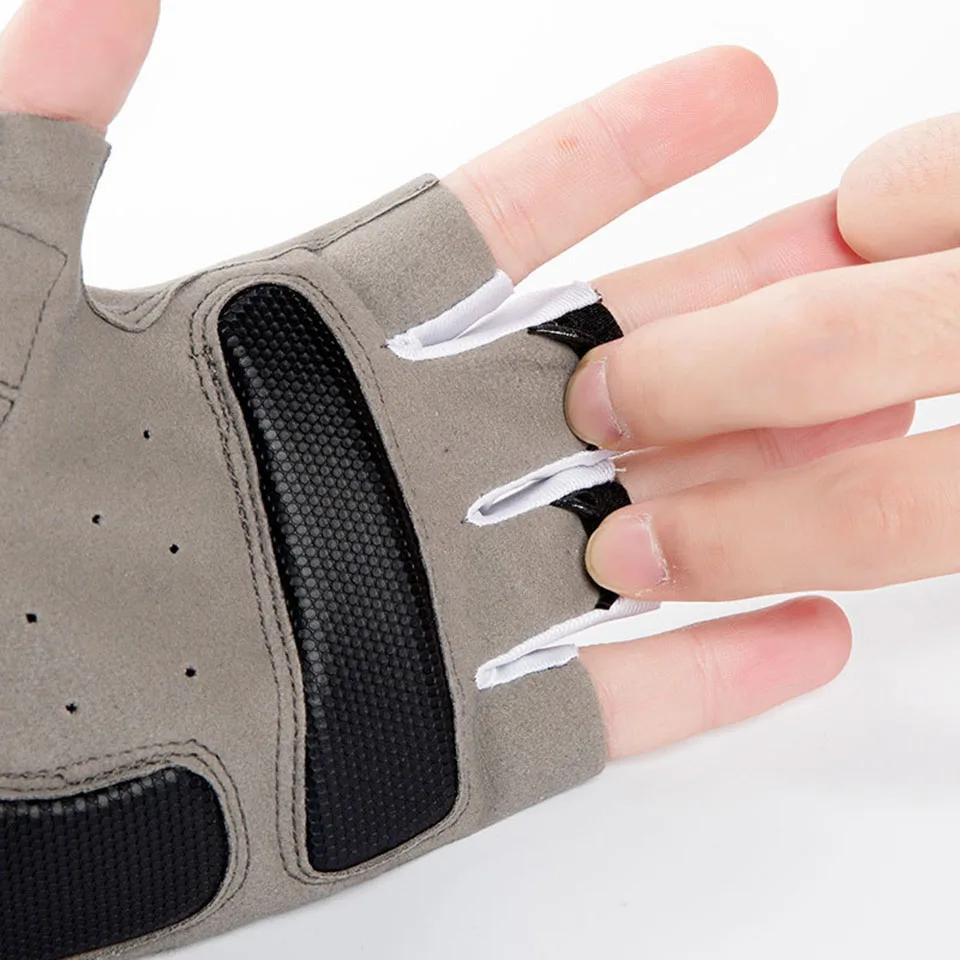 Gants de cyclisme respirants demi-doigts pour hommes et femmes, gants de vélo coordonnants, gants de