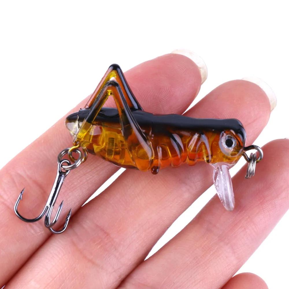 Leurre de pêche 35mm 3g sauterelle insectes appât volant leurre dur appât artificiel réaliste bar av