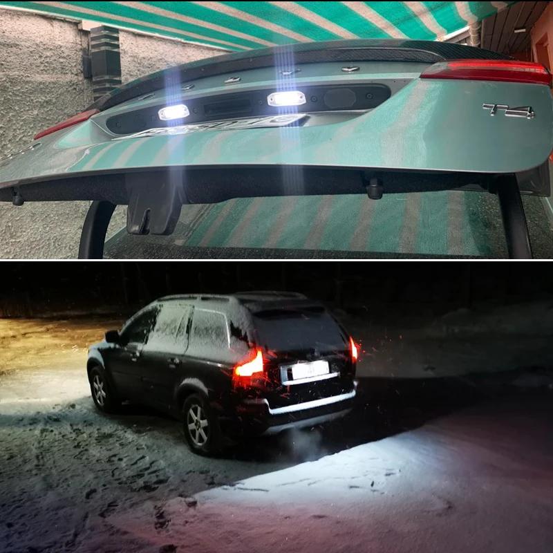 IJDM – lumière de plaque d'immatriculation LED Canbus, 2 pièces, pour Volvo S80 XC90 S40 V60 XC60 S6