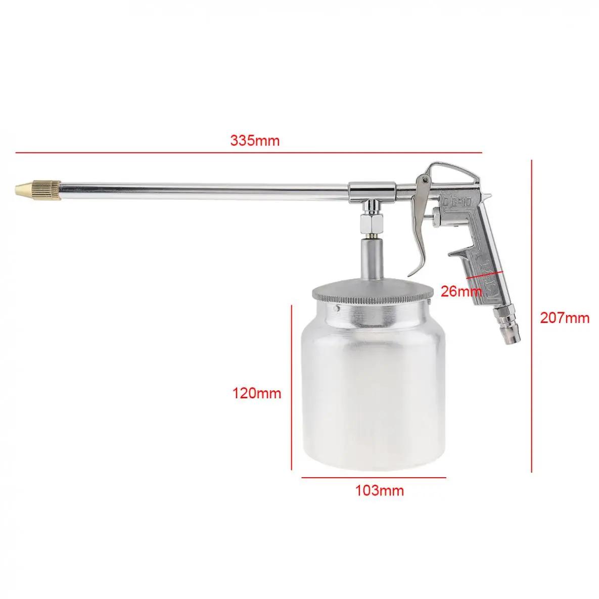 Pistolet de nettoyage en profondeur, pulvérisation pneumatique de Type Pot argenté avec buse de 6mm