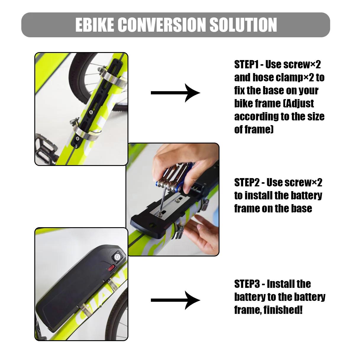 DRIFT MANIAC – outil de couverture de vélo électrique, support de batterie pour cadre de vélo HaiLon