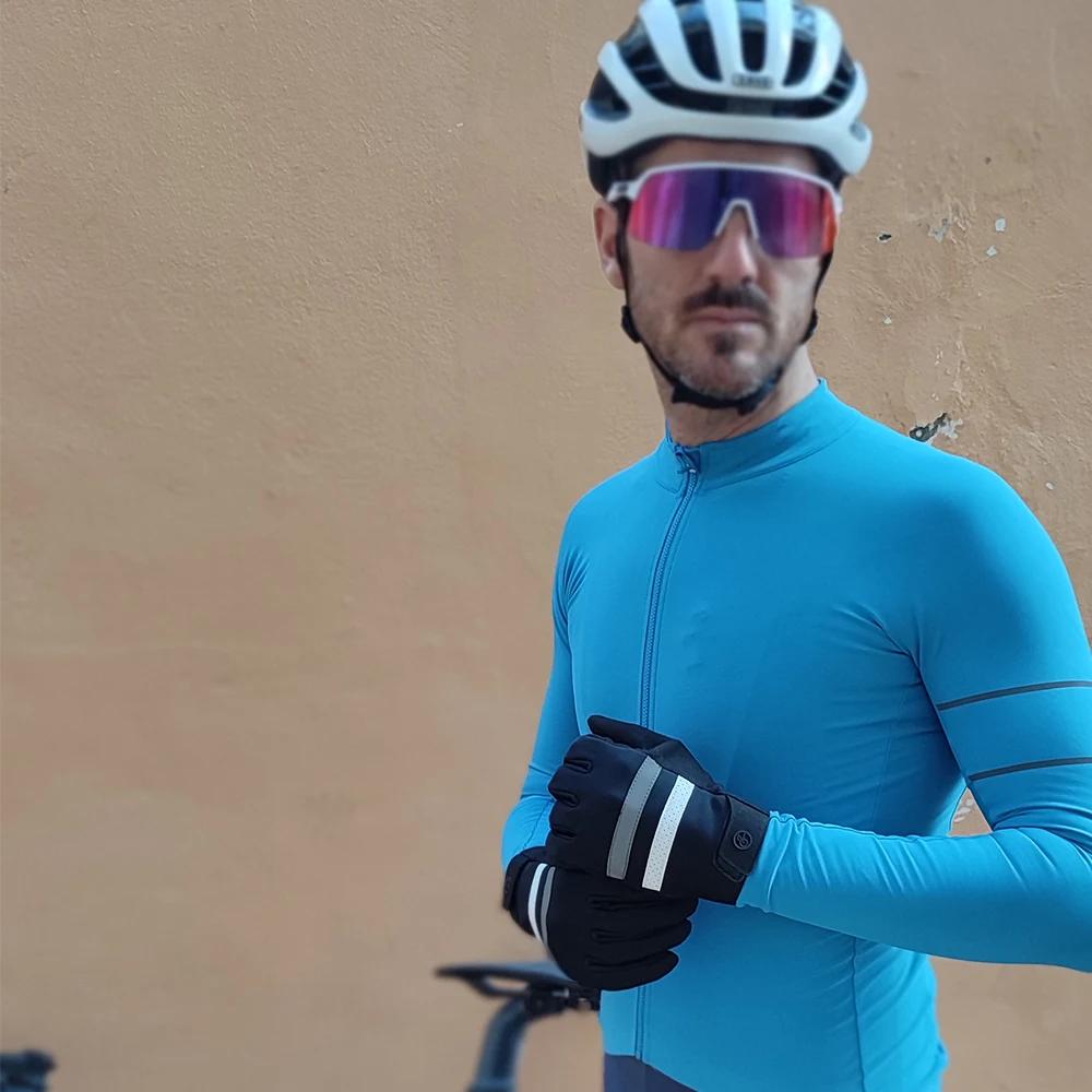 Ykywbike – gants de cyclisme longue Distance, coupe-vent, thermique, chaud, polaire, vtt, hiver