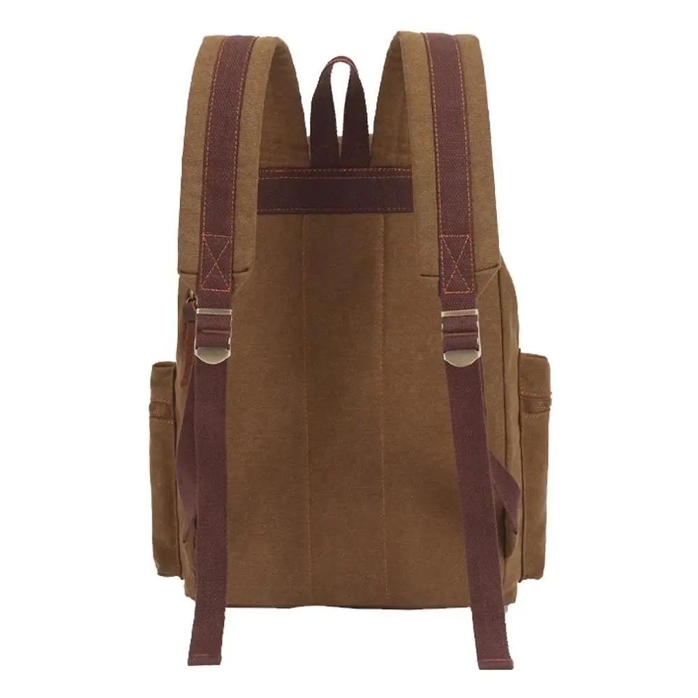 Sacs à dos en toile vintage hommes et femmes sacs voyage étudiants décontracté pour randonnée voyage