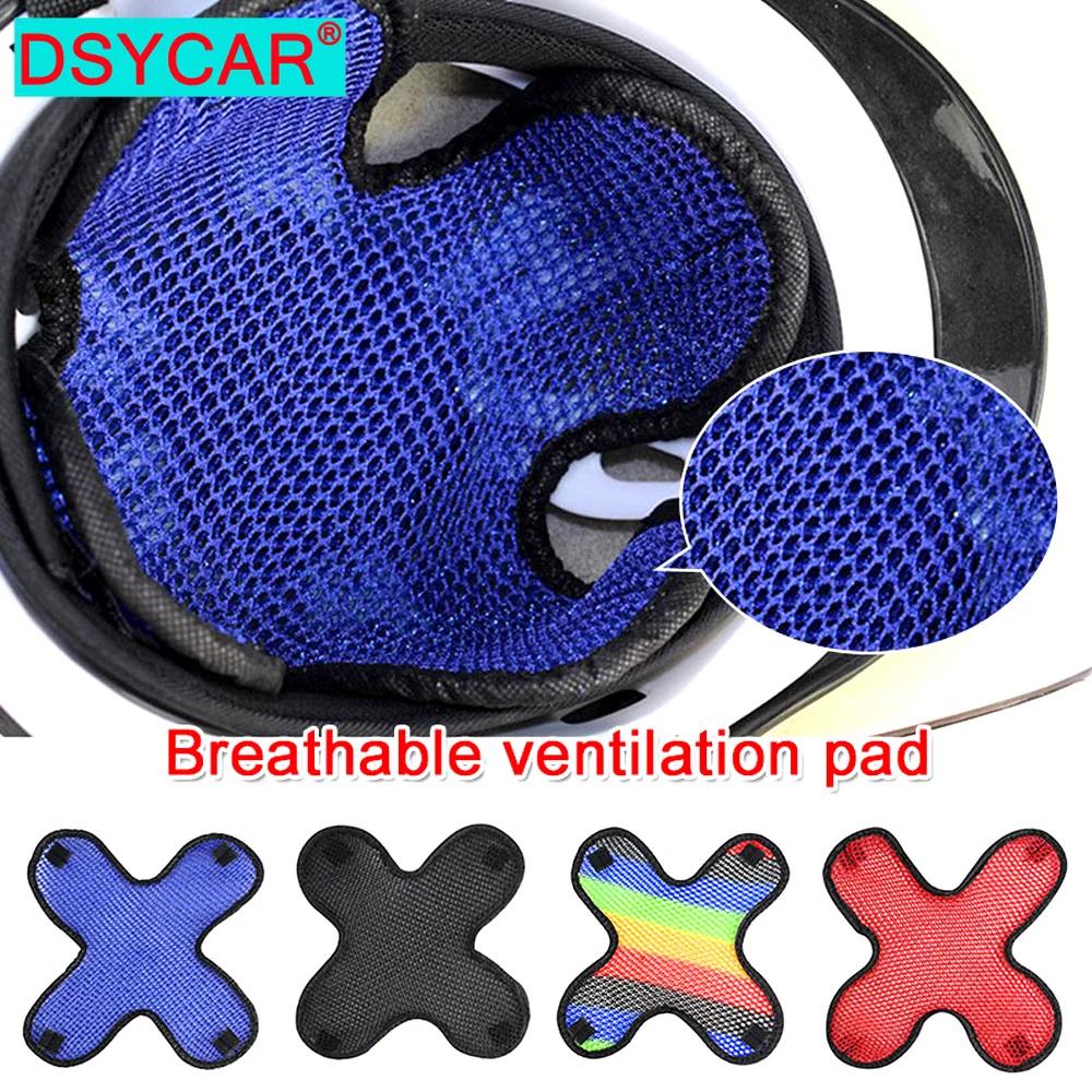 DSYCAR 1 pièces casque de moto coussin en maille nid d'abeille doublure isolante coussin de sécurité