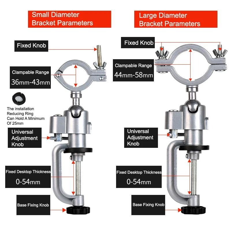 Étau de Table Rotatif à 360 °, Pince d'Établi, Support de Broyeur Électrique Multifonctionnel, Acces