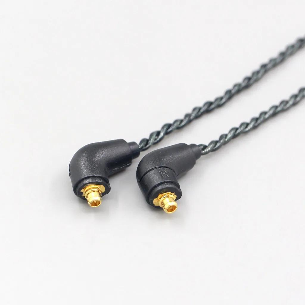 Câble d'écouteurs à feuille d'argent équilibré, 45ohm, 3.5mm 2.5mm 4.4mm, pour ER4SR ER4XR ER3XR ER3