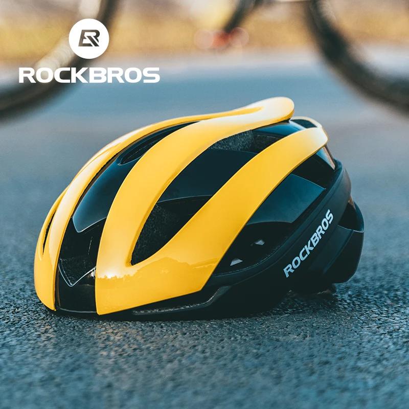 ROCKBROS-casque de vélo ultraléger, casque de vélo de route, vtt, Scooter, casque de moto