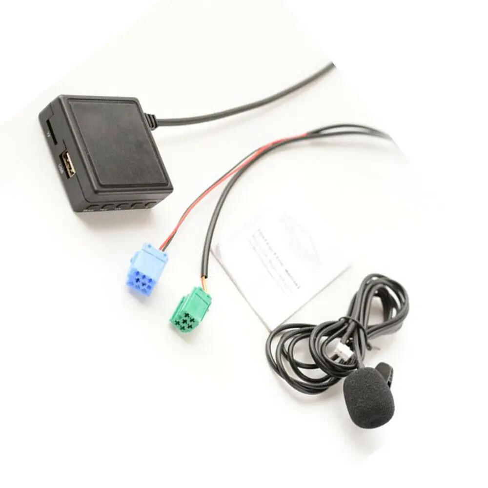 Adaptateur audio Bluetooth pour autoradio, câble AUX, microphone mains libres, fonction d'entrée aud