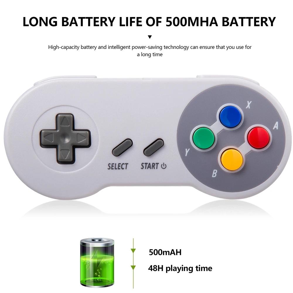 Joystick USB/SNES sans fil pour console de jeu Super Anj/ SDavid, contrôleur pour PC Windows discreL