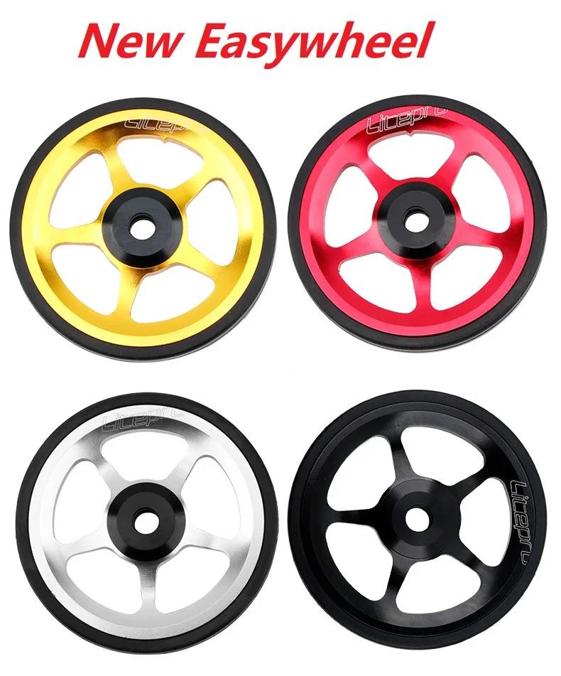 Litepro-Extension de roue facile pour vélo pliant Bromsilice, cargaison arrière T1 Easywheel télesco