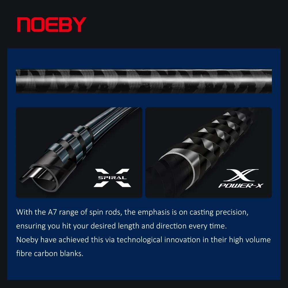 Canne à pêche NOEBY Shore Jigging 2.49m 2.75m 2.9m avec guides Fuji et porte-moulinet, canne spinnin