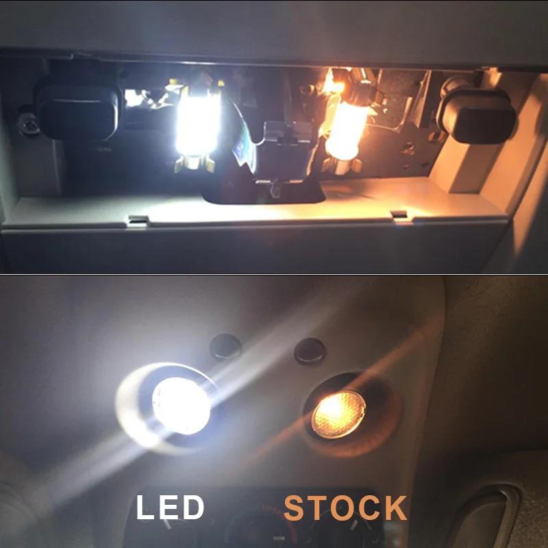 BADEYA-Kit d'ampoules de lecture Canbus White Brave Free, LED d'intérieur breton, Renault Clio 2, 3,
