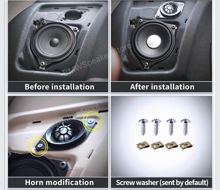Klaxon avant et arrière de voiture pour BMW, haut-parleurs twecirculation, haut-parleur, accessoires