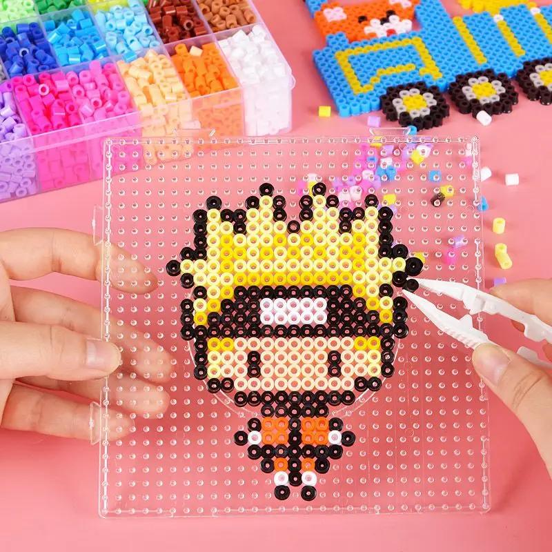 Perles Hama 2.6mm, 24/48 couleurs, perles éducatives en fer, puzzle 3D, garantie de lroning, perles