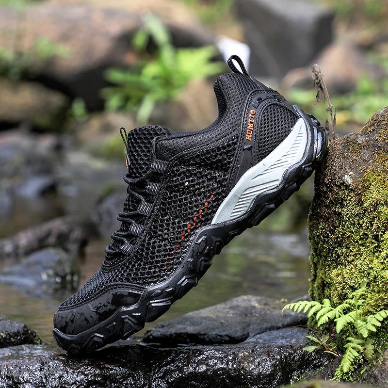 HUMTTO – chaussures de randonnée respirantes pour hommes et femmes, baskets de sport de plein air, d