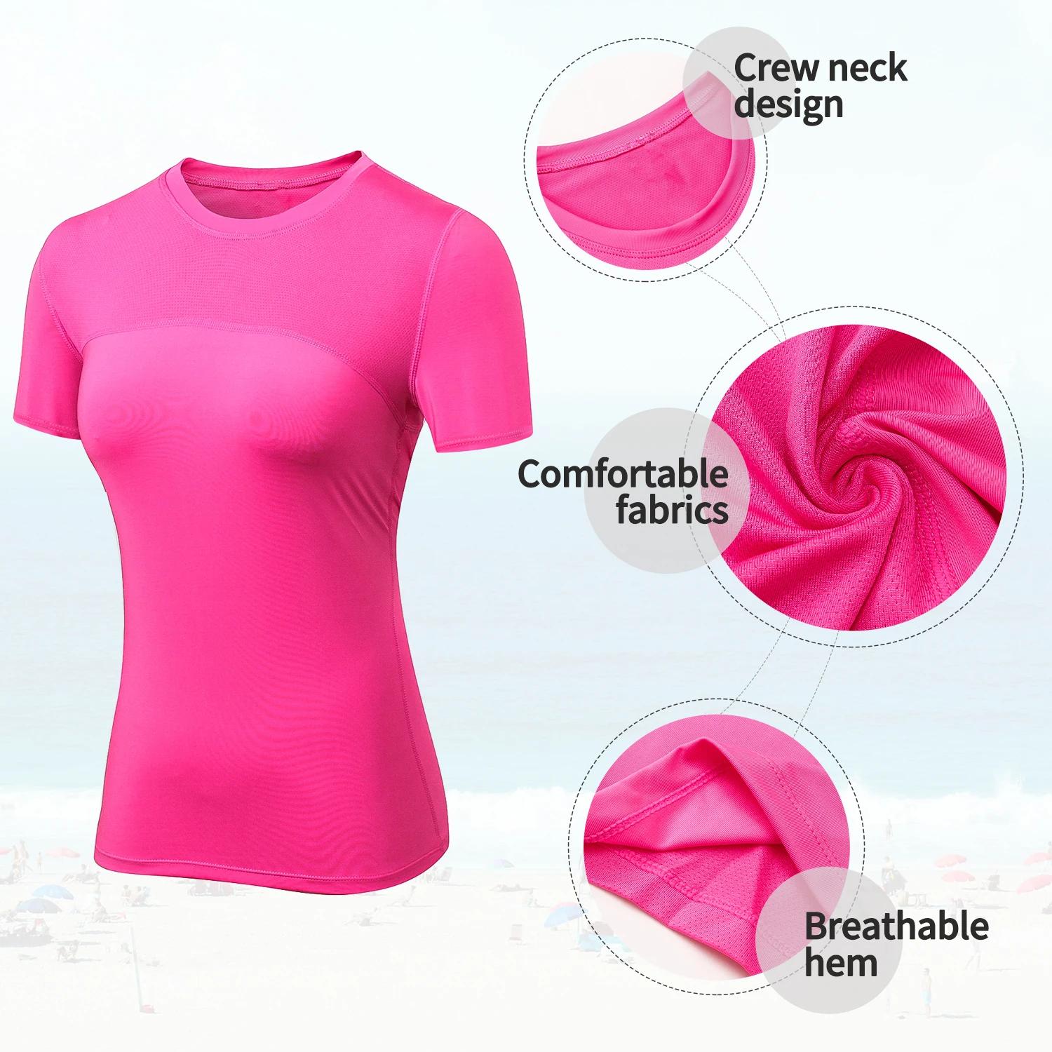 T-shirt de Yoga pour femmes, de Fitness, de course, de Sport, à séchage rapide, nouvelle collection