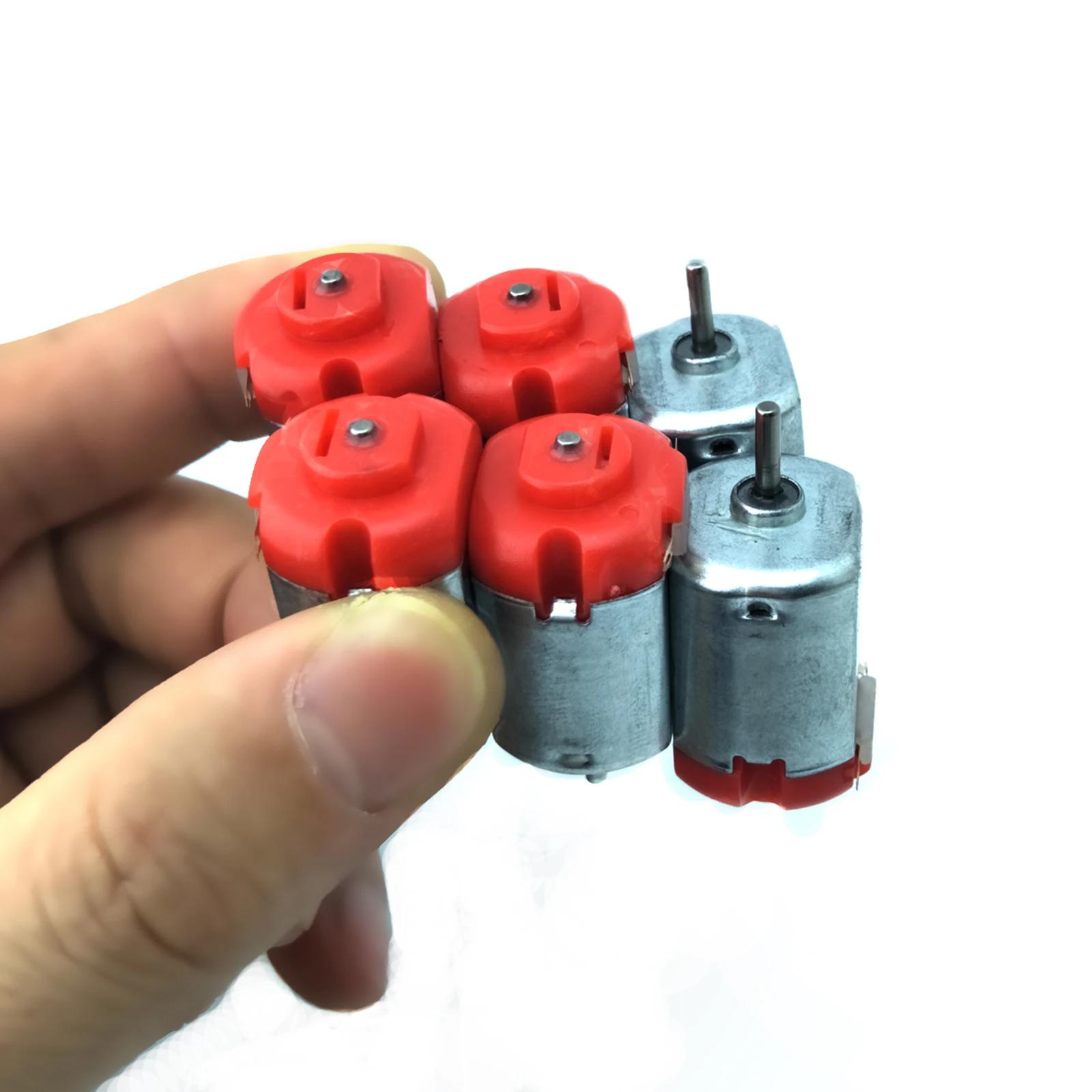 Kit de 6 moteurs à courant continu, Mini moteur de loisir électrique 3V -12V 25000 tr/min, magnétiqu