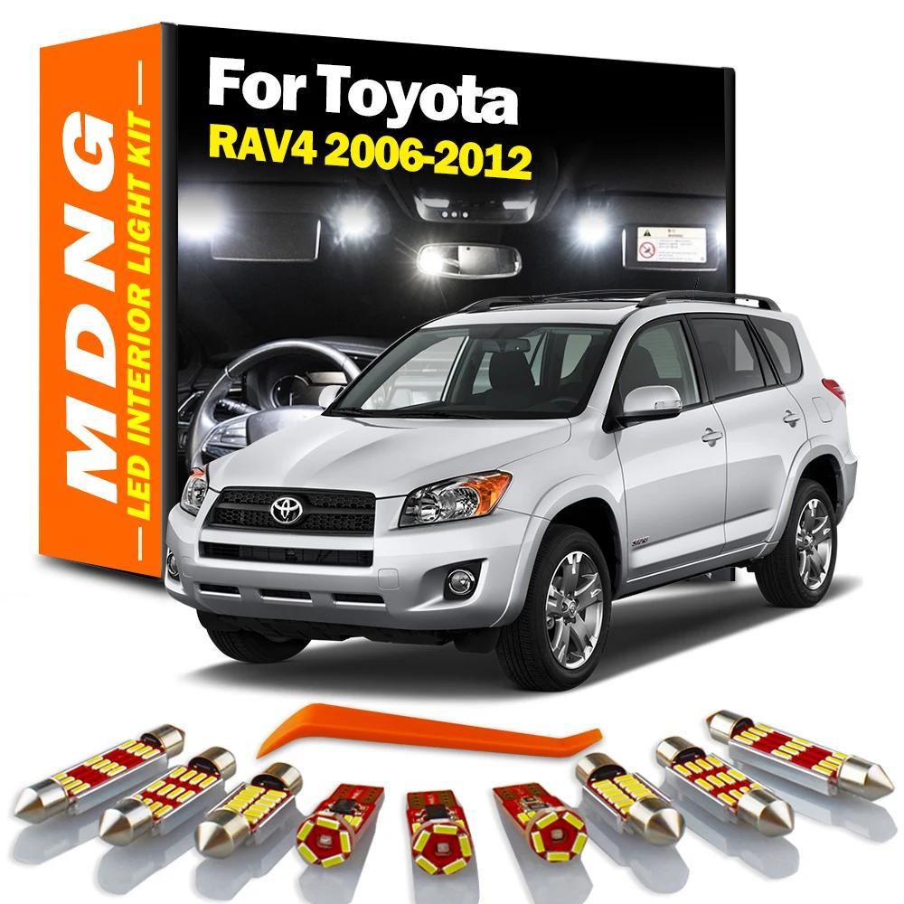 MDNG 10 pièces Kit d'éclairage intérieur LED pour 2006 2007 2008 2009 2010 2011 2012 Toyota RAV4 Can
