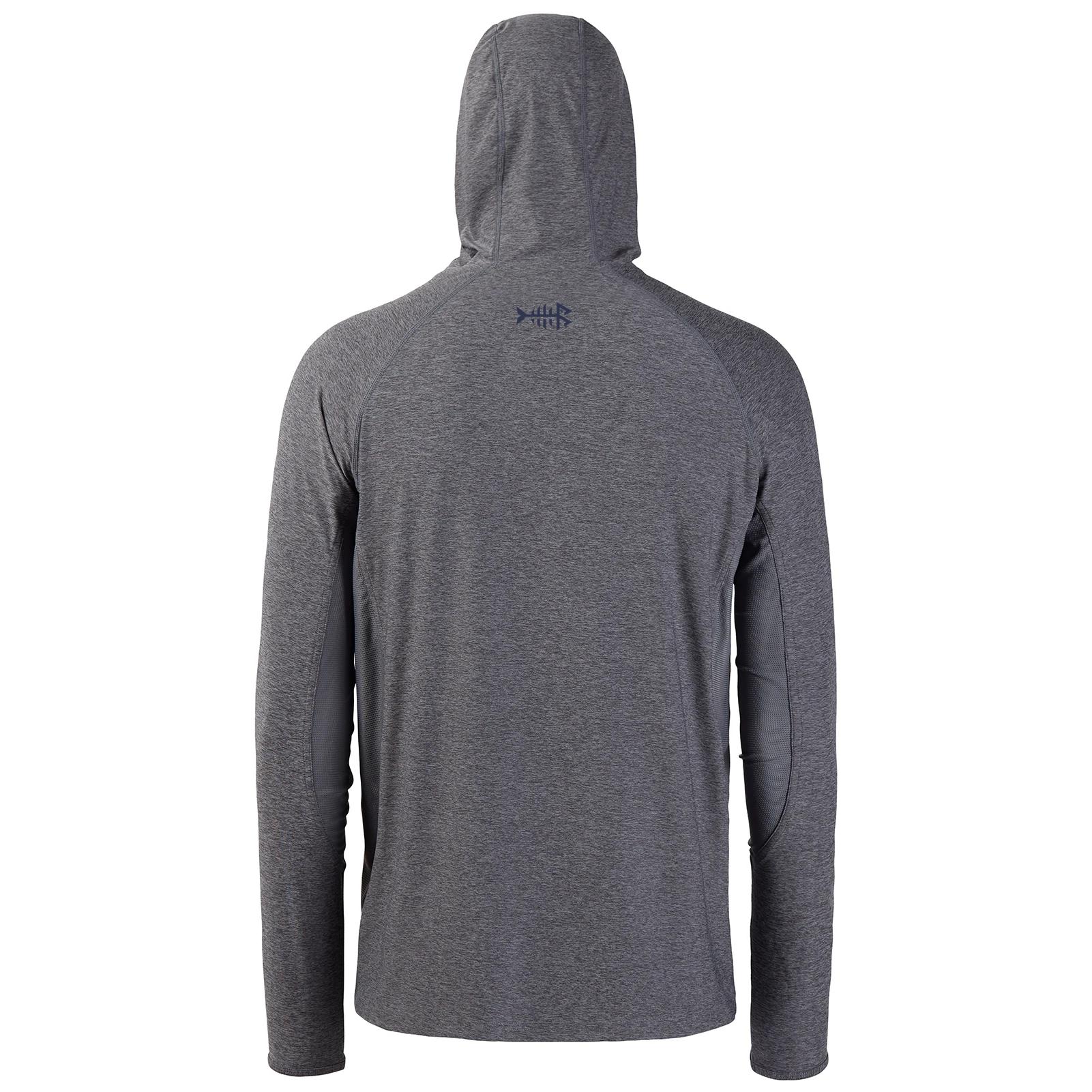 Bassdash UPF 50+ Chemise de pêche à manches longues pour homme avec masque, guêtre de cou UV, sweat