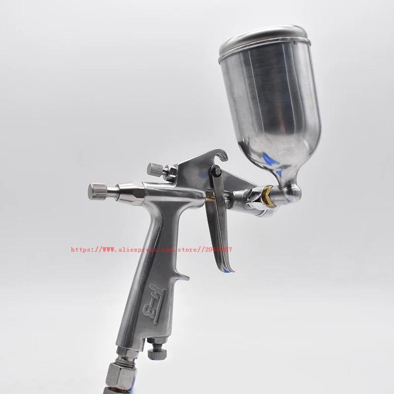 Outils de pistolet à air aérographe pistolet à peinture F-3 hvlp 1.0mm buse aérographe pistolet pneu