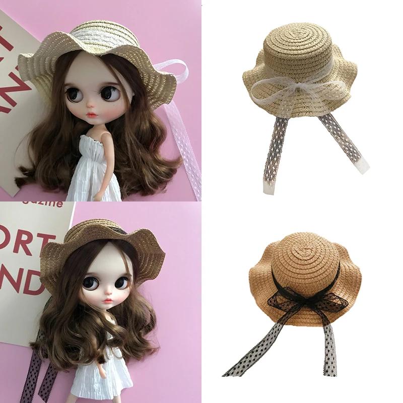 DLBell-Chapeau de paille fait main pour poupée Blyth, accessoires de pullip Licca, Azone 1/6, nouvea