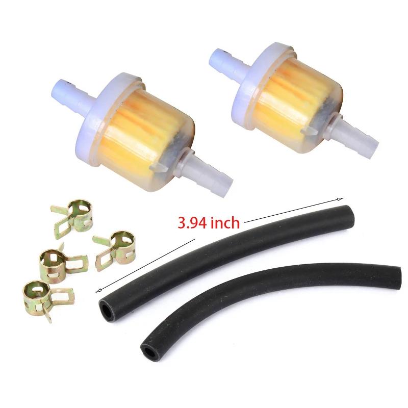 1 ensemble de tuyaux de carburant en ligne avec Clips universels pour Mini Moto 2 temps, Dirt Bike,