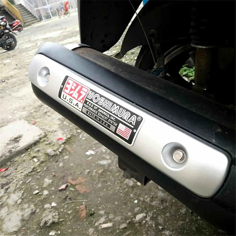 Autocollant de tuyau d'accès de moto, autocollant de silencieux résistant à la chaleur, Yoshimura, H