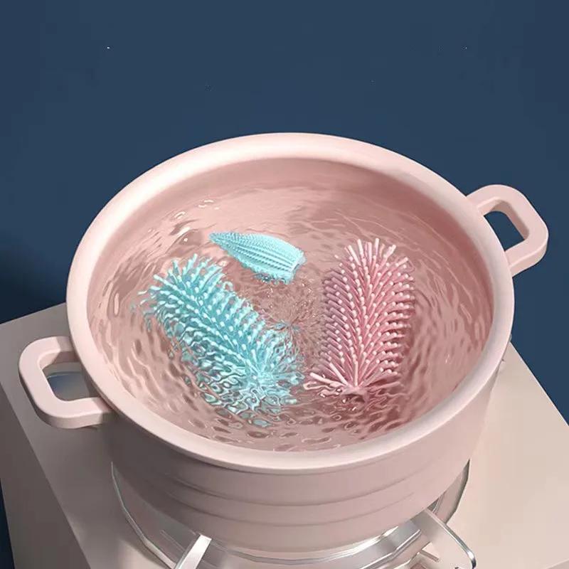 Brosse de nettoyage de bouteilles en Silicone, sucette pour bébé, épurateur de paille, petite brosse