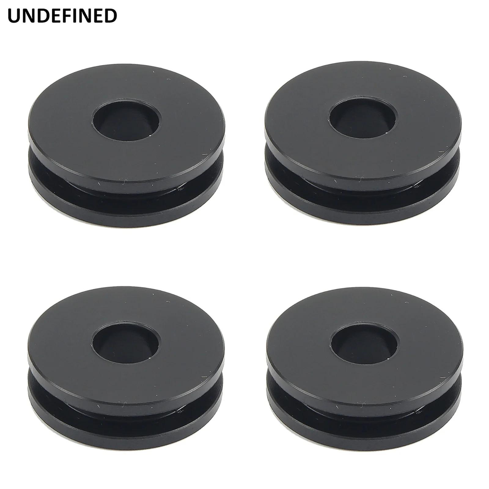 Oeillets de bague de montage de pare-brise, accessoires de moto en plastique POM noir pour Harley He