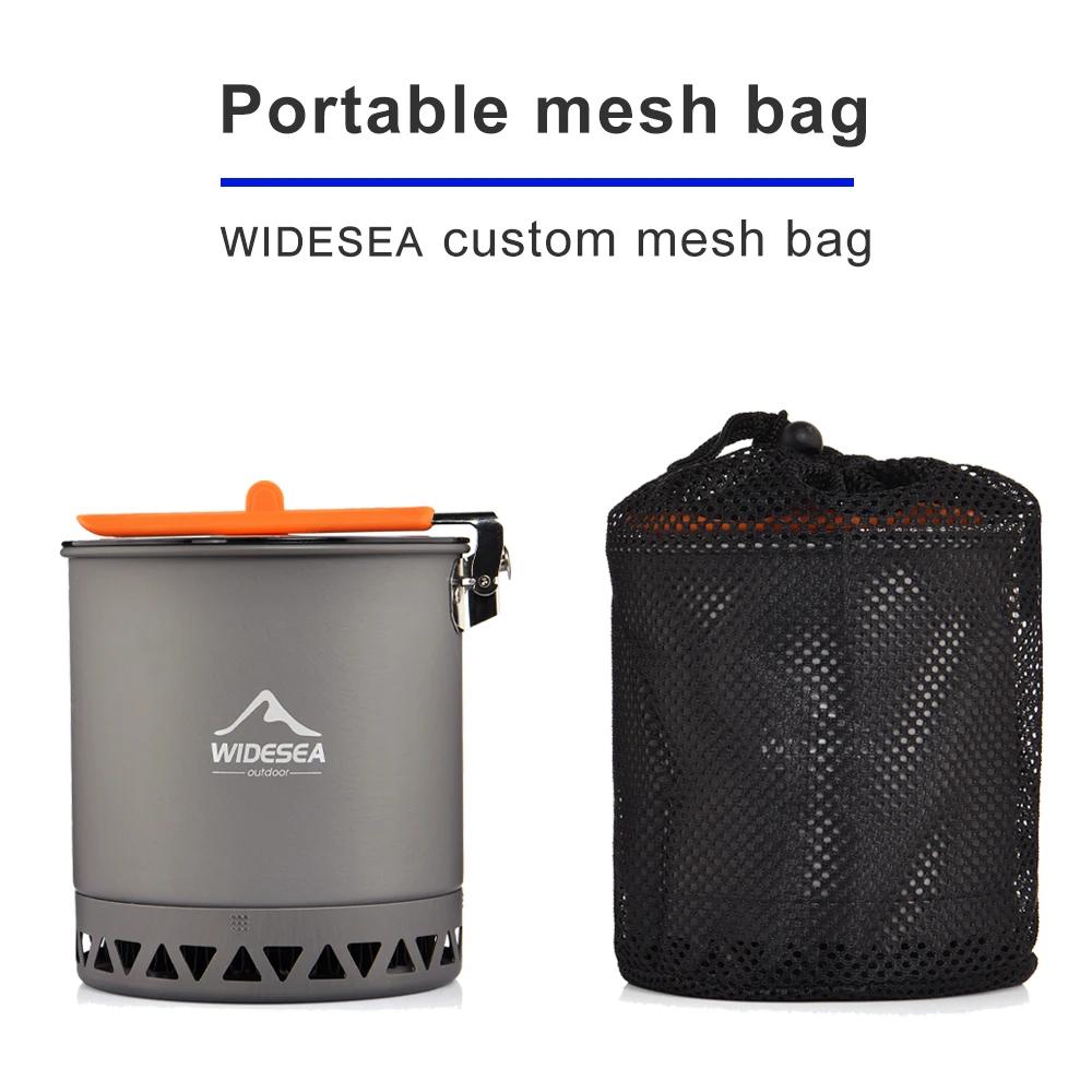 Widesea vaisselle pour Camping 1,6 L Pot plats touristiques tourisme randonnée pique-nique fournitur