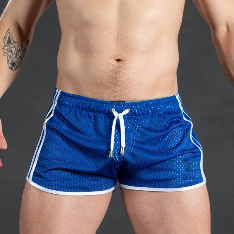 GITF nouveau Gym hommes Sport Shorts de course à séchage rapide grille entraînement pantalons courts