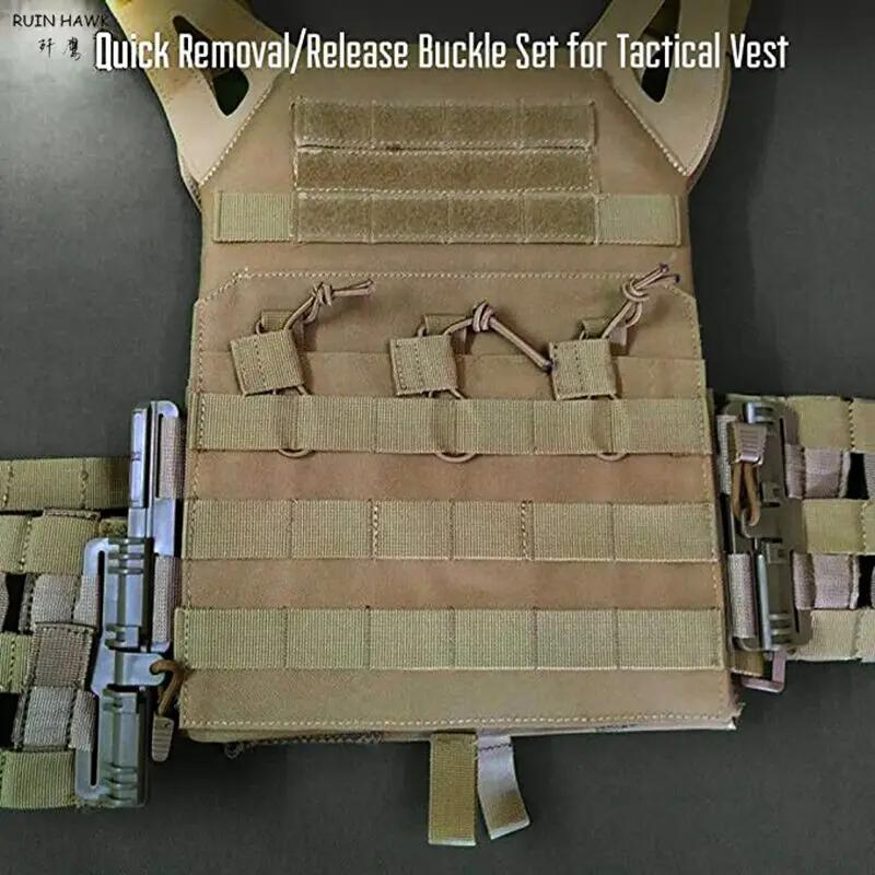 Kit de gilet tactique, gilet de chasse Airsoft en plein air, jeu de Paintball, ensemble de boucles d