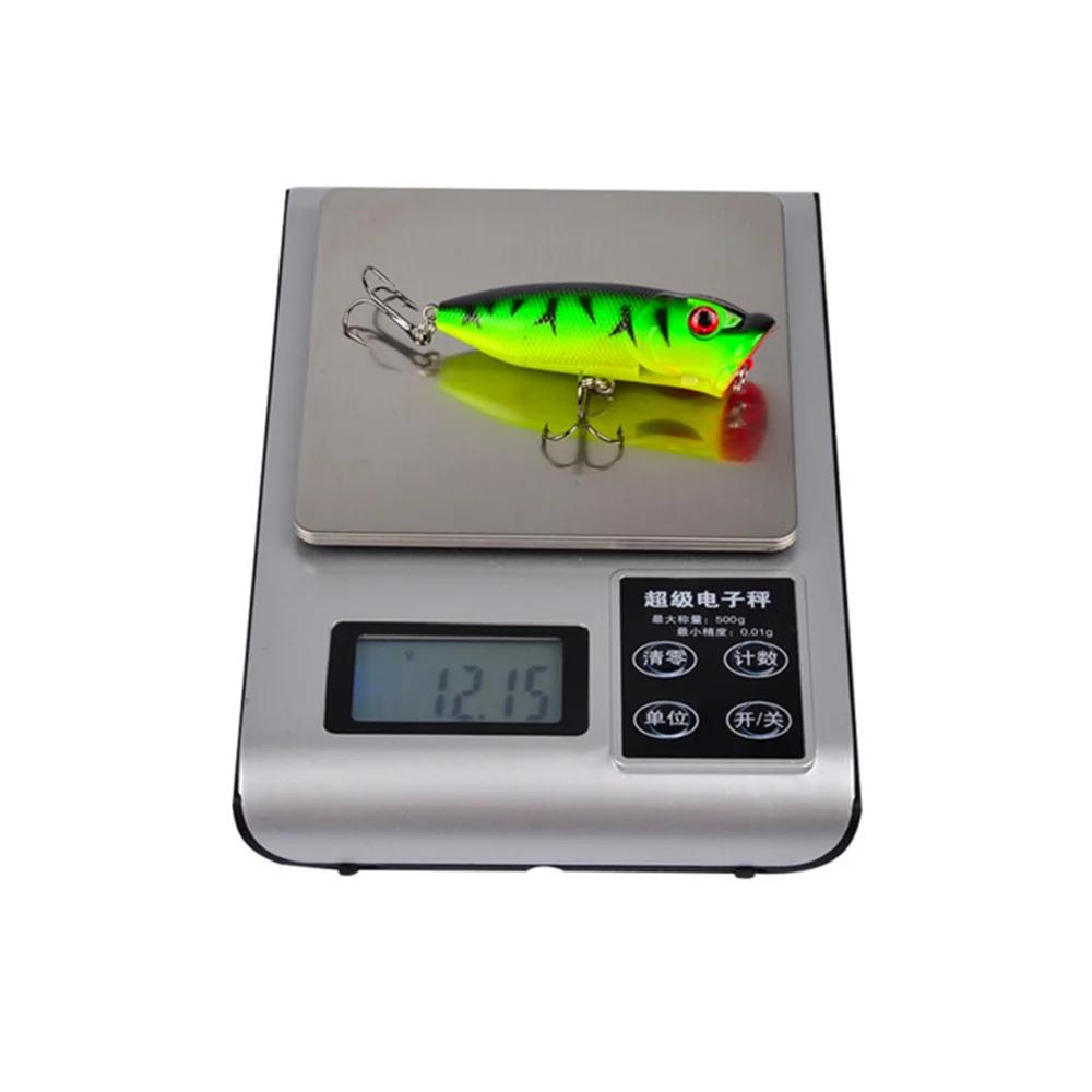 1 pièces leurres de pêche Popper 6.5 cm 12g eau supérieure dur Isca appâts artificiels Wobblers mani