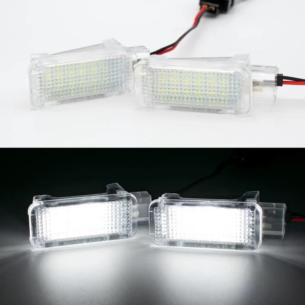 Lampe de courtoisie LED blanche sous la porte, lumière de plancher, lampe de coffre, Audi A4, Horizo