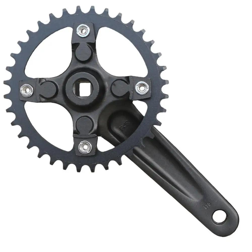 104BCD – pignon de manivelle de vélo, 152/165/170mm, pour vtt, trou carré, 30T 32T 34T 36T 38T, plat