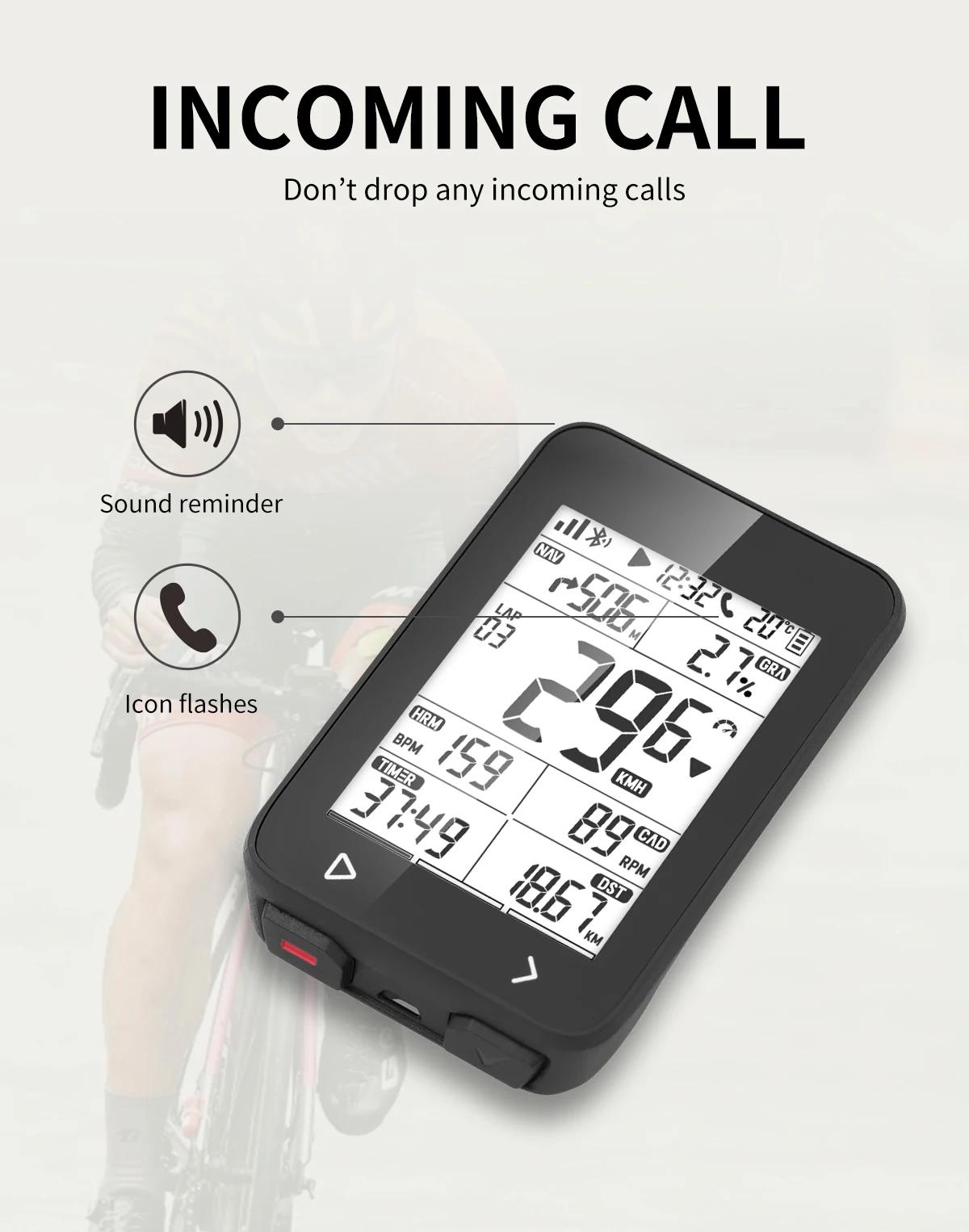 IGPSPORT – compteur de vélo sans fil IGS320, IPX7, Bluetooth 5.0 ANT + GPS, 72H d'autonomie de la ba