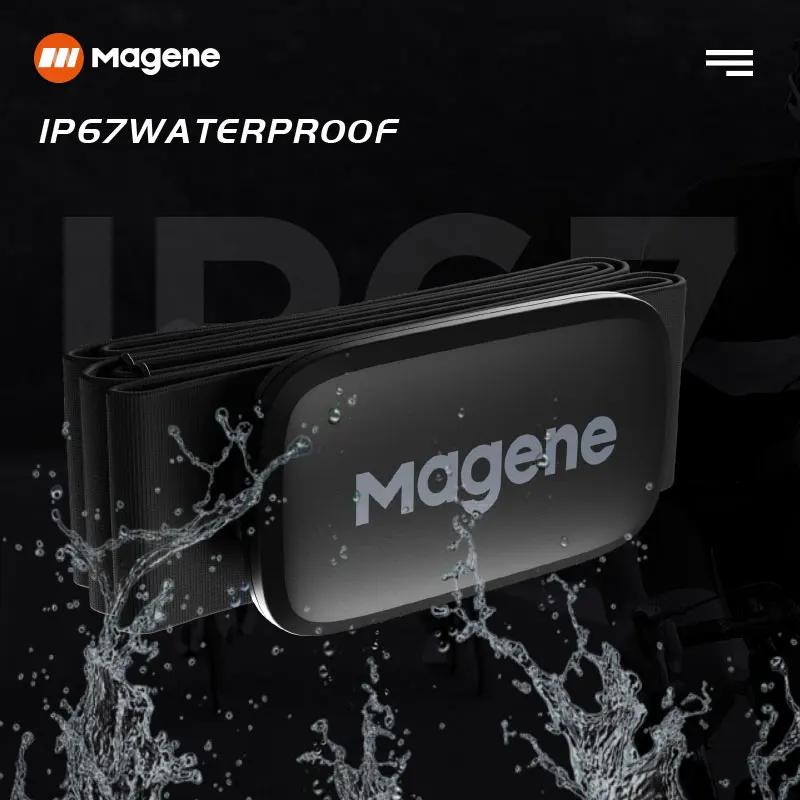 Magene Mover H64 capteur de fréquence cardiaque double Mode ANT Bluetooth avec sangle pectorale ordi