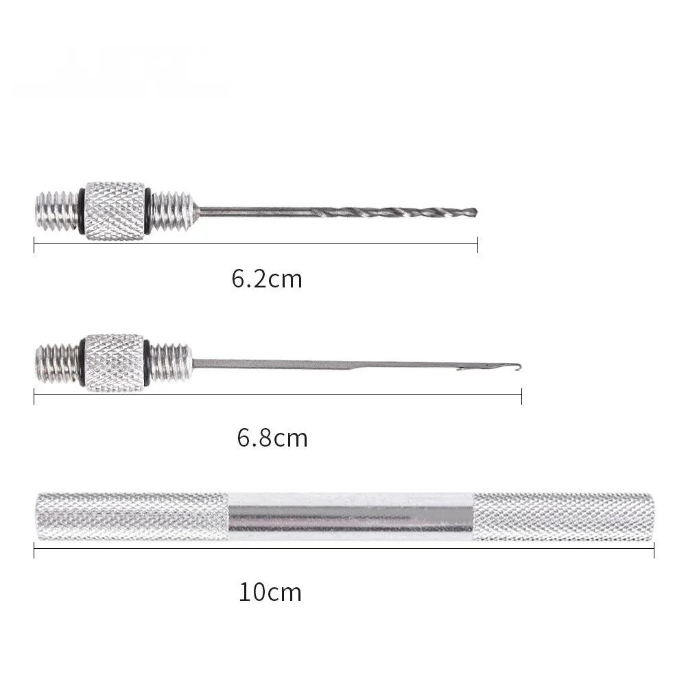 5 en 1 carpe forte gréement de pêche appât aiguille Kit ensemble d'outils appât perceuse Stringer ai