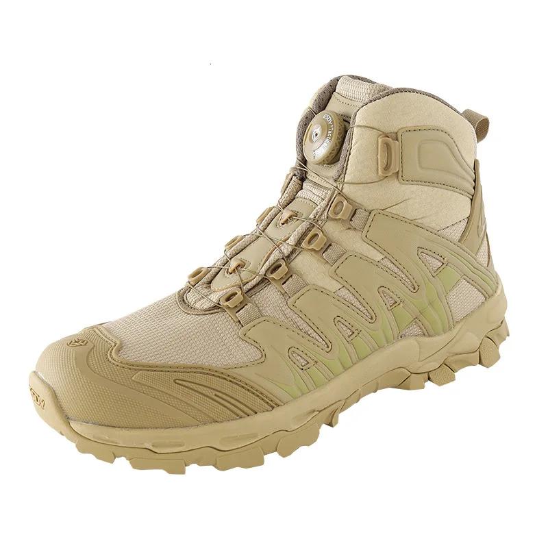 Tactiques bottes d'entraînement de Combat mâle en plein air militaire bataille Camping Anti-usure ré